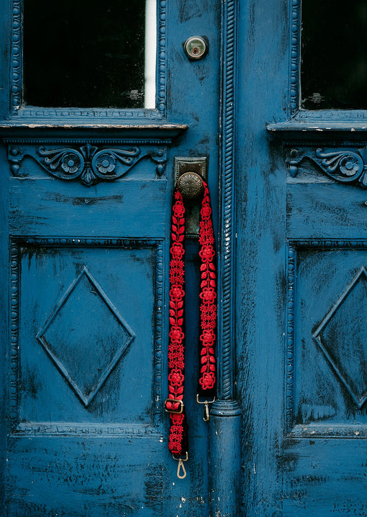 Black & Red Adjustable Strap