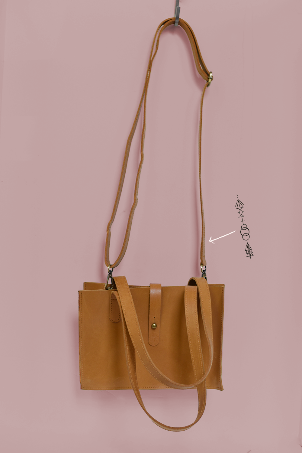 MADE TO ORDER - Down to Defend Convertible Midsized Handbag