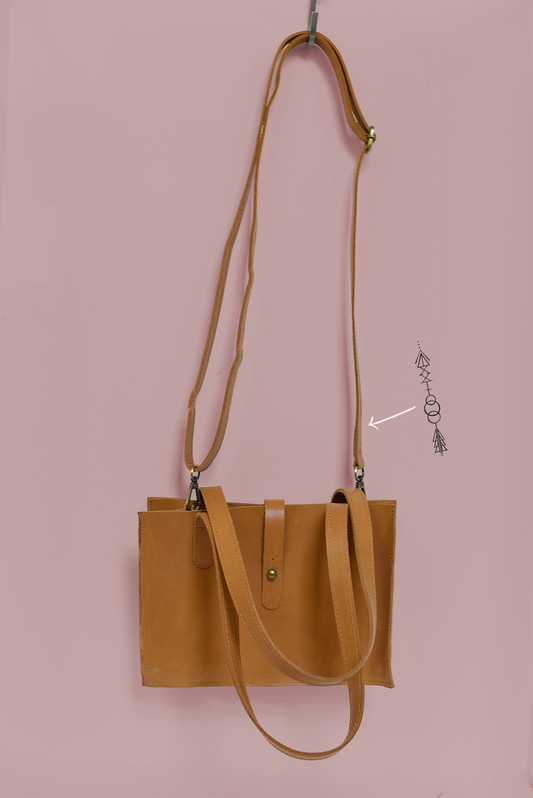 MADE TO ORDER - Down to Defend Convertible Midsized Handbag