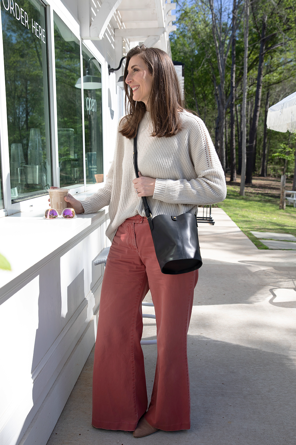 Small Black Bucket Bag Purse