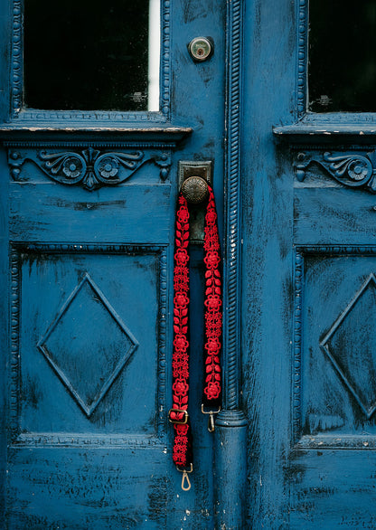 Black & Red Adjustable Strap