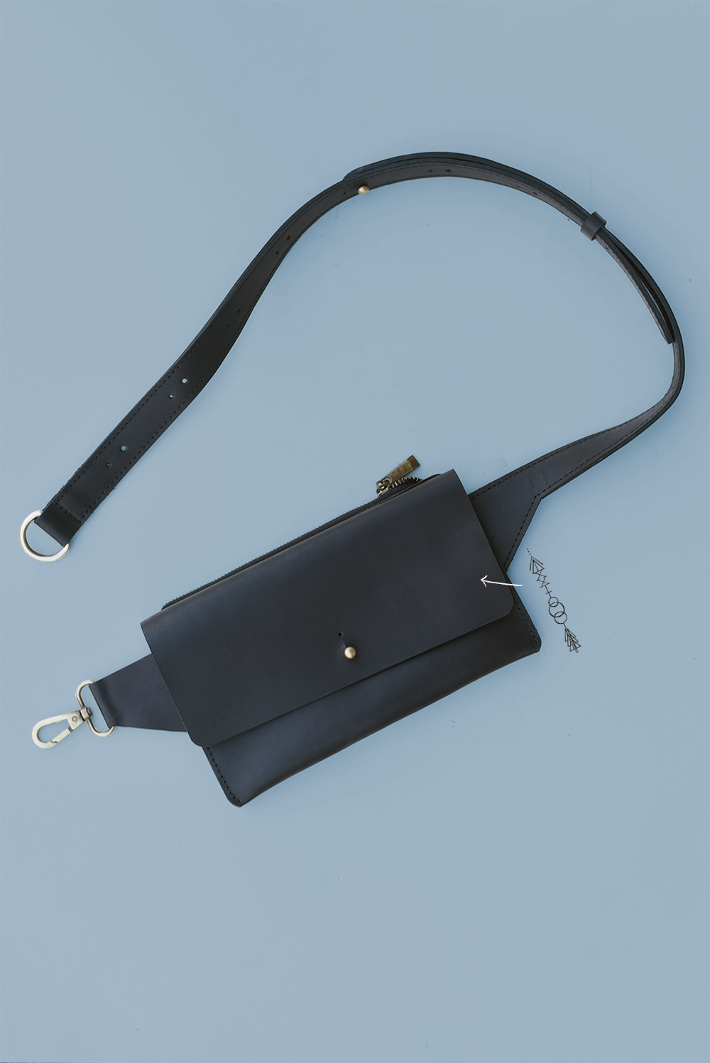 MADE TO ORDER - Down to Defend Sling Bag