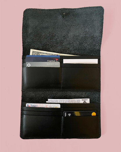 MADE TO ORDER - BDSA Fold Over Leather Wallet