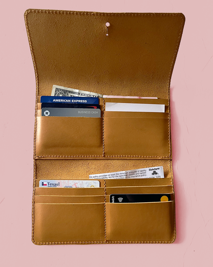 MADE TO ORDER - BDSA Fold Over Leather Wallet