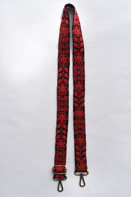Black & Red Adjustable Strap