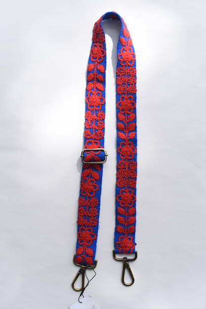 Blue & Red Adjustable Strap