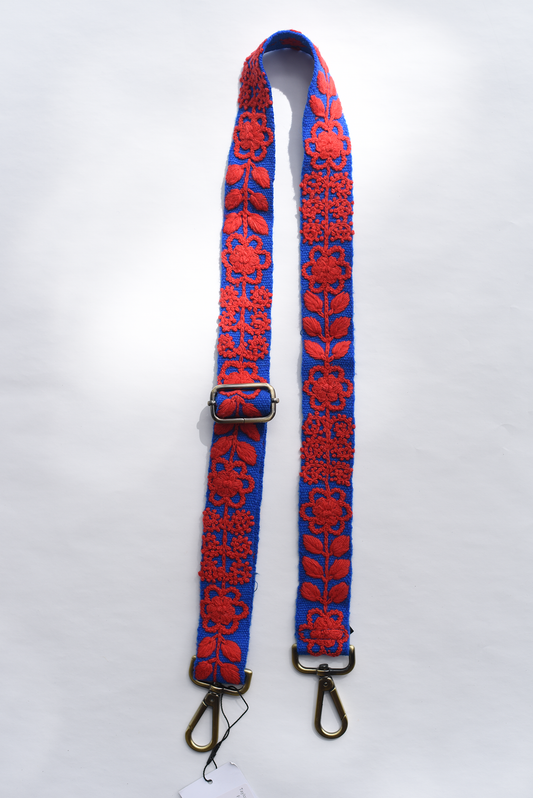 Blue & Red Adjustable Strap